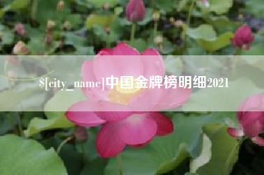 沧州中国金牌榜明细2021