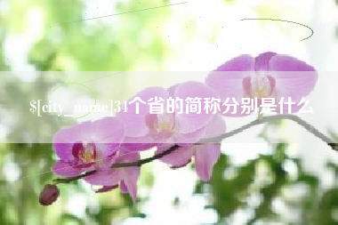 沧州34个省的简称分别是什么