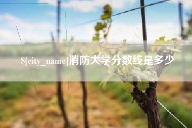沧州消防大学分数线是多少