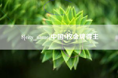 沧州中国9枚金牌得主