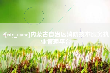 沧州内蒙古自治区消防技术服务执业管理平台