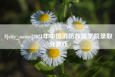 沧州2021年中国消防救援学院录取分数线