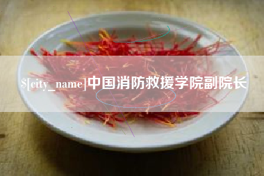 沧州中国消防救援学院副院长