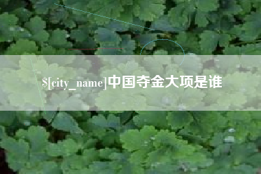 沧州中国夺金大项是谁