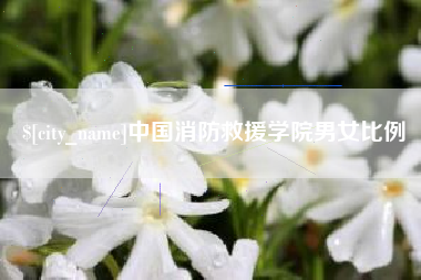 沧州中国消防救援学院男女比例