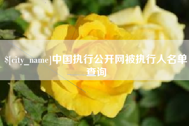 沧州中国执行公开网被执行人名单查询