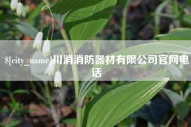 沧州川消消防器材有限公司官网电话