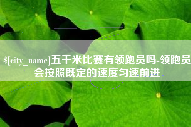 沧州五千米比赛有领跑员吗-领跑员会按照既定的速度匀速前进