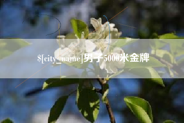 沧州男子5000米金牌
