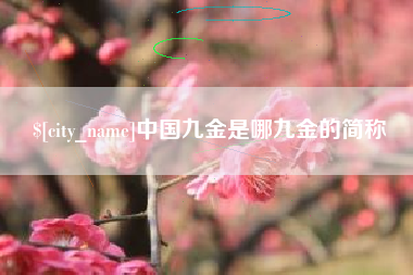 沧州中国九金是哪九金的简称