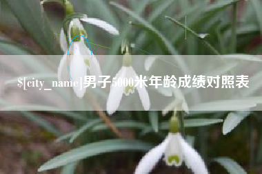 沧州男子5000米年龄成绩对照表