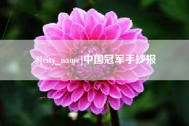 沧州中国冠军手抄报
