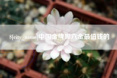 沧州中国金牌哪六金最值钱的