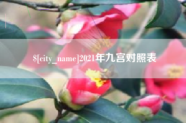 沧州2021年九宫对照表