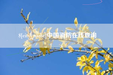 沧州中国消防在线查询