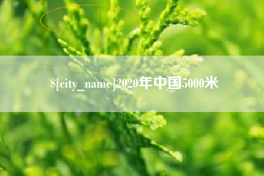 沧州2020年中国5000米