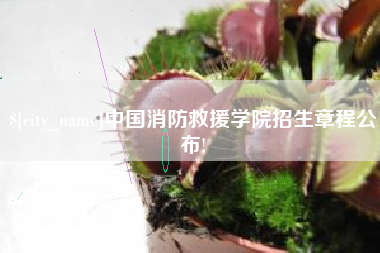 沧州中国消防救援学院招生章程公布!